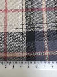 SK5536-BE Tejido Estándar Japonés Elástico De Seda Y Lana, De Cuadros, Beige[Textil] Más fotos