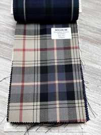 SK5536-BE Tejido Estándar Japonés Elástico De Seda Y Lana, De Cuadros, Beige[Textil] Más fotos