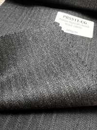 PR5511-CG Standard Hecho en Japón Premium Super120's elástico liso gris carbón[Textil] HOSOI SYOJI Más fotos