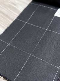LA5531-BK Cuadro clásico negro de lana, seda y lamé elástico, hecho en Japón[Textil] HOSOI SYOJI Más fotos