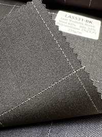 LA5531-BK Cuadro clásico negro de lana, seda y lamé elástico, hecho en Japón[Textil] HOSOI SYOJI Más fotos