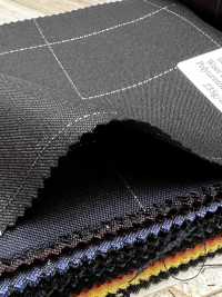 LA5531-BK Cuadro clásico negro de lana, seda y lamé elástico, hecho en Japón[Textil] HOSOI SYOJI Más fotos