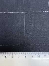 LA5531-BK Cuadro clásico negro de lana, seda y lamé elástico, hecho en Japón[Textil] HOSOI SYOJI Más fotos