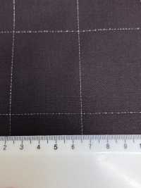 LA5531-DR Cuadro elástico de lana y lamé de seda japonés estándar, rojo oscuro[Textil] HOSOI SYOJI Más fotos