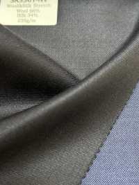 SK3501-NV Estándar, de fabricación japonesa, elástico de seda y lana, azul marino[Textil] HOSOI SYOJI Más fotos