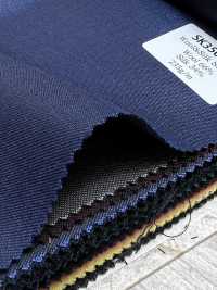 SK3501-BL Seda y lana elástica japonesa estándar azul[Textil] HOSOI SYOJI Más fotos