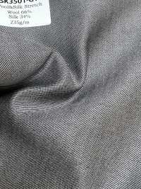 SK3501-GY Gris estándar elástico de lana y seda fabricado en Japón[Textil] HOSOI SYOJI Más fotos