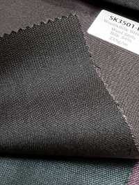 SK3501-BR Tejido elástico estándar de seda y lana fabricado en Japón, marrón[Textil] Más fotos