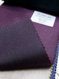 SK3501-DR Tejido elástico estándar de seda y lana japonesa, rojo oscuro[Textil] HOSOI SYOJI Más fotos