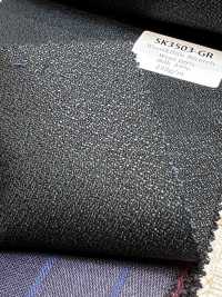 SK3503-GR Seda y lana elásticas japonesas estándar, verde[Textil] HOSOI SYOJI Más fotos