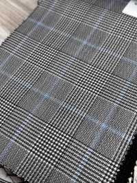 SK3532-GY Clásico cuadro elástico de seda y lana, gris, de fabricación japonesa[Textil] Más fotos