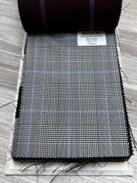 SK3532-GY Clásico cuadro elástico de seda y lana, gris, de fabricación japonesa[Textil] Más fotos