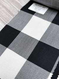 SK3535-WT Cuadros clásicos de seda y lana elástica, fabricado en Japón, blanco[Textil] Más fotos