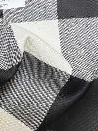 SK3535-WT Cuadros clásicos de seda y lana elástica, fabricado en Japón, blanco[Textil] Más fotos