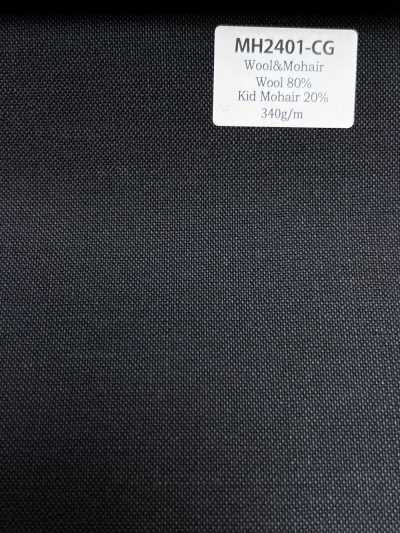 MH2401-CG Lana mohair peinada estándar hecha en Japón (estilo Tonic) carbón