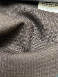 MH2401-BR Clásico peinado de lana y mohair de fabricación japonesa (estilo Tonic) marrón[Textil] Más fotos