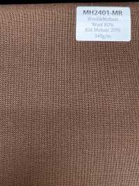 MH2401-MR Estándar Hecho en Japón Lana Mohair Peinada (Tonic Style) Granate[Textil] Más fotos
