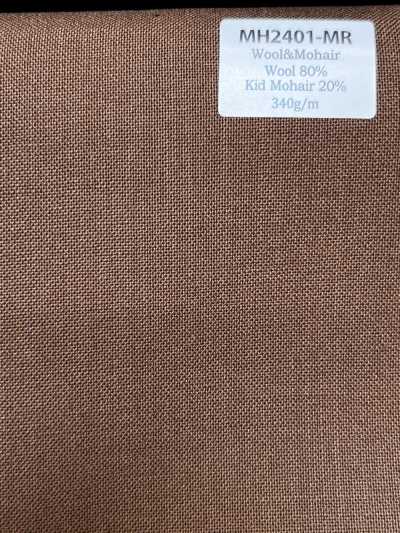 MH2401-MR Estándar Hecho en Japón Lana Mohair Peinada (Tonic Style) Granate