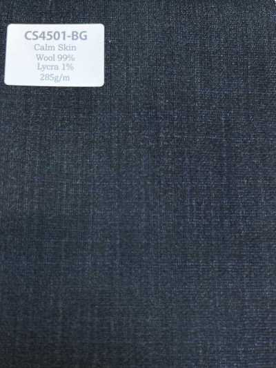 CS4501-BG Estiramiento clásico de fabricación japonesa Calm Skin (tropical de alta torsión) azul grisáceo