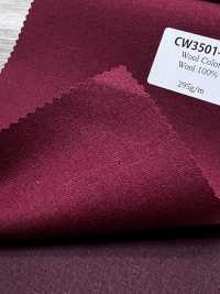CW3501-DR Colección clásica de colores de lana hecha en Japón, rojo oscuro[Textil] HOSOI SYOJI Más fotos