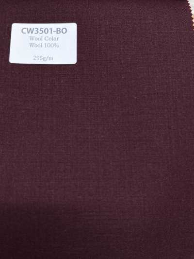 CW3501-BO Colección estándar de colores de lana fabricada en Japón Burdeos