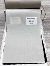 CW3501-WT Colección estándar de colores de lana fabricada en Japón blanco[Textil] HOSOI SYOJI Más fotos