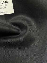 OT3531-BK Estándar Super120's W100 negro fabricado en Japón[Textil] HOSOI SYOJI Más fotos