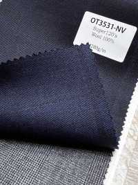OT3531-NV Estándar, Super 120 de fabricación japonesa, hilo simple, W100 azul marino[Textil] Más fotos