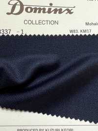 23337-1 Sarga estándar de mohair DOMINX (Dominx) Colección Premium Negro[Textil] Tejido De Lana Kuzuri (DOMINX) Más fotos