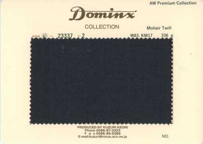 23337-2 Sarga de mohair estándar DOMINX Colección premium carbón