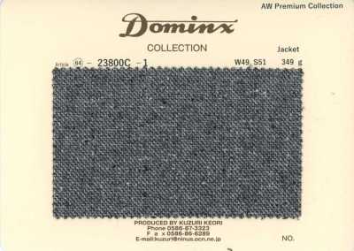 23800C-1 Chaqueta estándar 100% lana DOMINX Colección Premium gris
