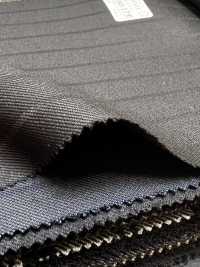 69580-17 26AW HERDREX [Seda Y Lana] Seda Y Lana Con Rayas De Sombra Negras[Textil] Compañía Kunishima Co., Ltd. Más fotos