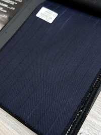 69580-38 26AW HERDREX [Seda Y Lana] Seda Y Lana, Rayas De Sombra Azul Marino[Textil] Compañía Kunishima Co., Ltd. Más fotos