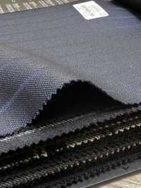 69580-38 26AW HERDREX [Seda Y Lana] Seda Y Lana, Rayas De Sombra Azul Marino[Textil] Compañía Kunishima Co., Ltd. Más fotos