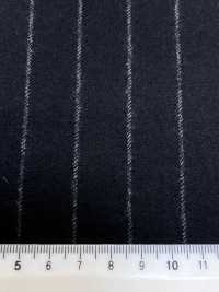 69582-13 26AW HERDREX [Franela De Tasmania] Seda Y Lana De Rayas Negras[Textil] Compañía Kunishima Co., Ltd. Subfoto