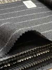 69582-20 26AW HERDREX [Franela De Tasmania] Seda Y Lana A Rayas Azul Marino[Textil] Compañía Kunishima Co., Ltd. Subfoto
