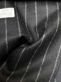 69582-20 26AW HERDREX [Franela De Tasmania] Seda Y Lana A Rayas Azul Marino[Textil] Compañía Kunishima Co., Ltd. Subfoto