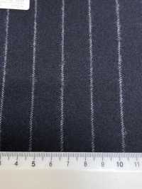 69582-20 26AW HERDREX [Franela De Tasmania] Seda Y Lana A Rayas Azul Marino[Textil] Compañía Kunishima Co., Ltd. Subfoto