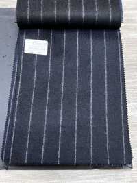 69582-20 26AW HERDREX [Franela De Tasmania] Seda Y Lana A Rayas Azul Marino[Textil] Compañía Kunishima Co., Ltd. Subfoto
