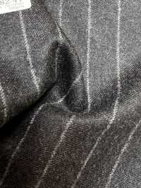 69582-41 26AW HERDREX [Tasmanian Flannel] Seda Y Lana A Rayas Color Carbón[Textil] Compañía Kunishima Co., Ltd. Subfoto