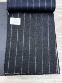 69582-41 26AW HERDREX [Tasmanian Flannel] Seda Y Lana A Rayas Color Carbón[Textil] Compañía Kunishima Co., Ltd. Subfoto