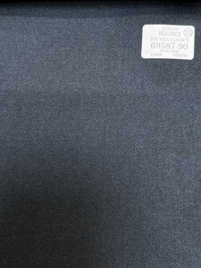 69587-90 26AW HERDREX [THE MILL CLASSICS] Mill Classics Verde humo liso