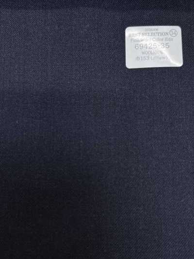 69425-35 26AW BESTSELECTION [Edición de color de lana fina] Azul marino liso