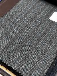 56CN5230 CANONICO 21 MOULINE SAXONY Rayas gris/turquesa[Textil] CANÓNICO Más fotos