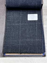 56CN5232 CANONICO WOOL SILK & LINEN TEJIDO DE SASTRERÍA ELEGANTE Verde/Marfil Cuadros ventana[Textil] CANÓNICO Más fotos