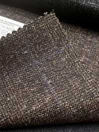 56CN5233 CANONICO TEJIDO DE SASTRERÍA ELEGANTE DE LANA, SEDA Y LINO Cuadros ventana marrón/azul[Textil] CANÓNICO Más fotos
