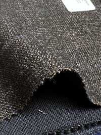 56CN5233 CANONICO TEJIDO DE SASTRERÍA ELEGANTE DE LANA, SEDA Y LINO Cuadros ventana marrón/azul[Textil] CANÓNICO Más fotos