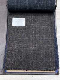 56CN5233 CANONICO TEJIDO DE SASTRERÍA ELEGANTE DE LANA, SEDA Y LINO Cuadros ventana marrón/azul[Textil] CANÓNICO Más fotos