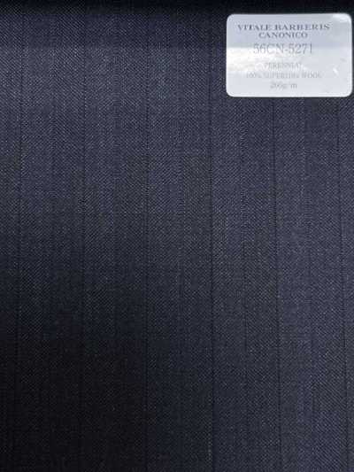56CN5271 CANONICO PERENNIAL-CLASSICS Raya azul marino oscuro