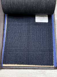56CN5289 CANONICO tropical afieltrado cuadros Glen azul marino[Textil] CANÓNICO Más fotos